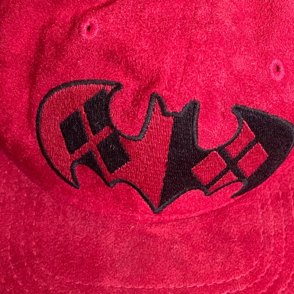 Batman Harley Quinn Snapback Hat Red Black DC Comics Adjustable Cap - Picture 3 of 3